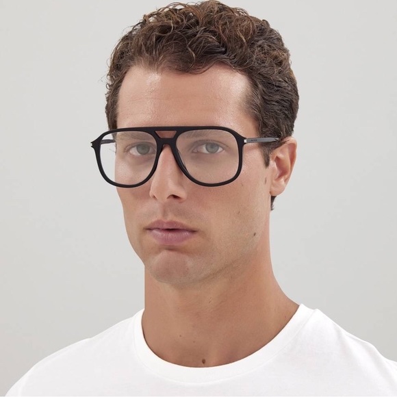 NEW SAINT LAURENT UNISEX AVIATOR EYEGLASSES SL476 002 SAINT LAURENT SL 476 - Picture 3 of 6